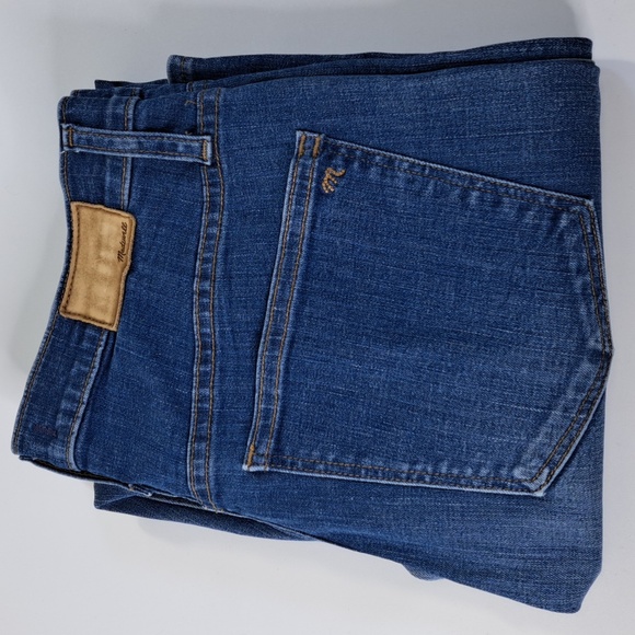 Madewell 10" High-Rise Skinny Faded Blue Jeans Size 31 - Picture 10 of 17